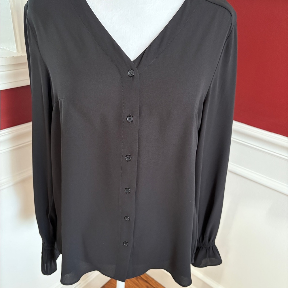 Tahari Charcoal Women's Blouse